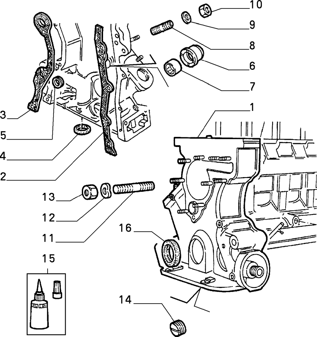 BLOCK SUMP AND COVERS 1