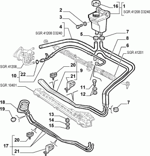 POWER STEERING HYDRAULIC SYSTEM