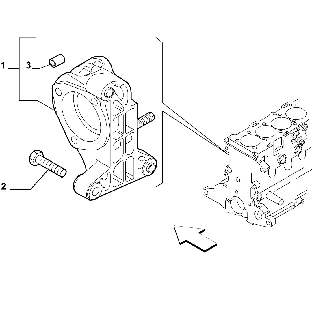 DRIVESHAFT MOUNTING 2
