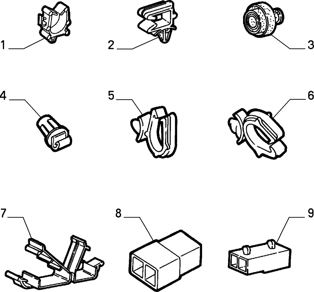 CABLE SET FIXINGS