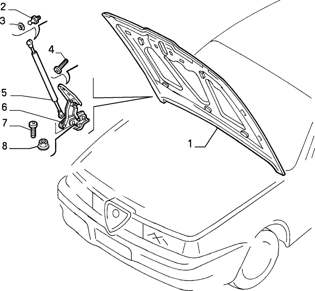 ENGINE COMPARTMENT LID  1
