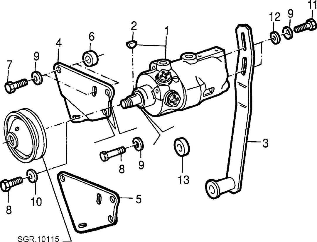 POWER STEERING PUMP 1