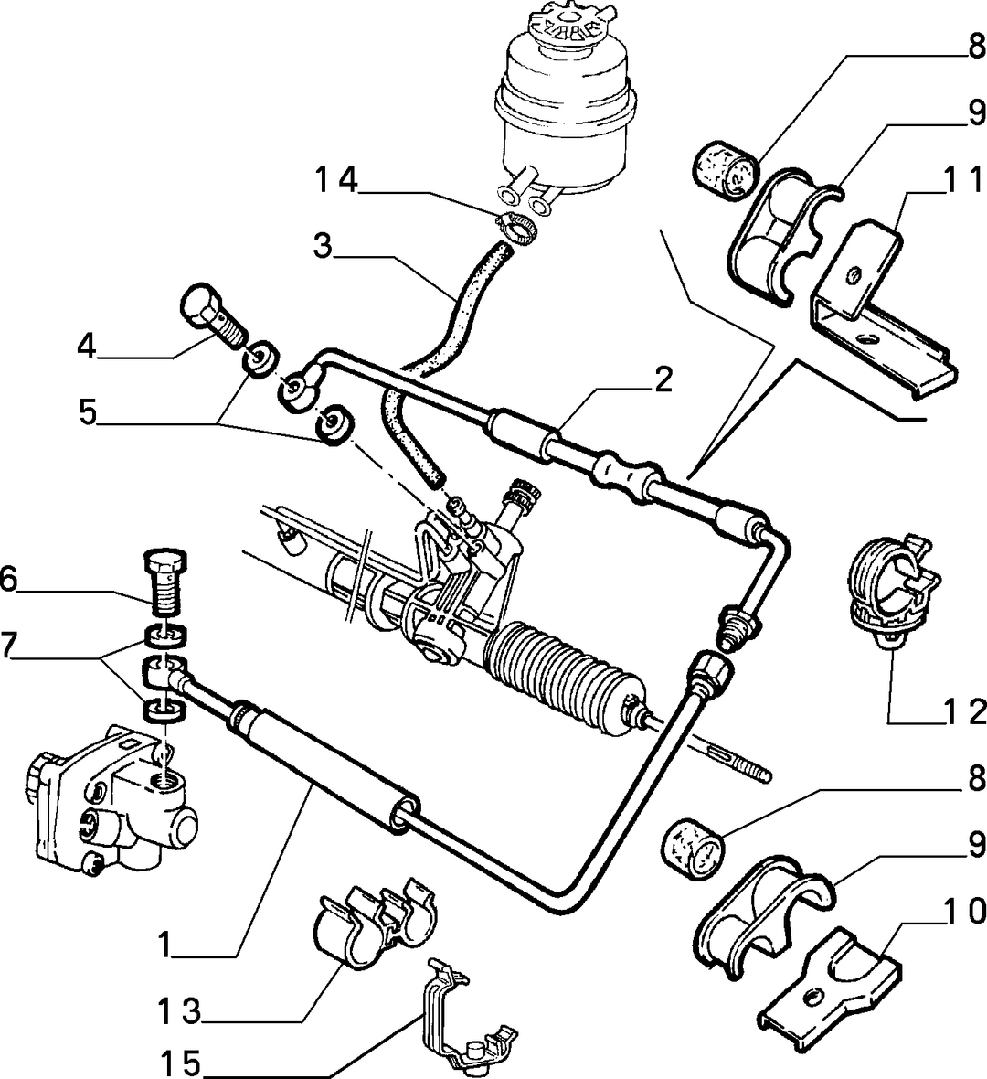 POWER STEERING HYDRAULIC SYSTEM 2
