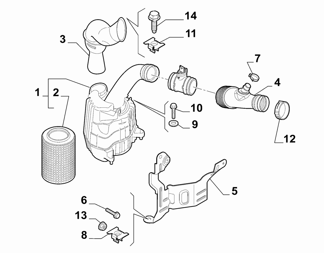 AIR FILTER AND PIPING 4
