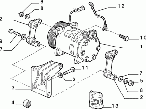 AIR CONDITIONING COMPRESSOR