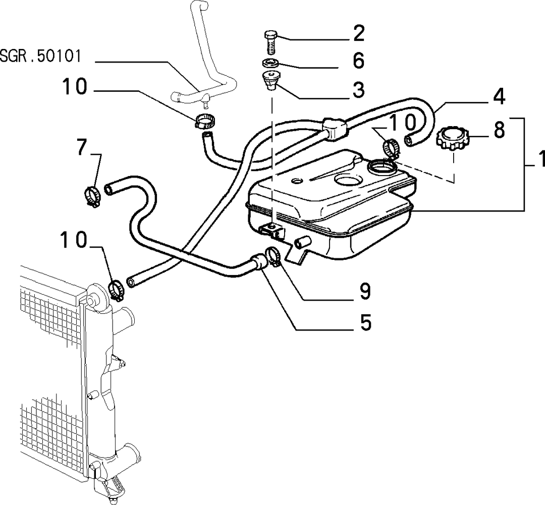 RADIATOR AND PIPING 4