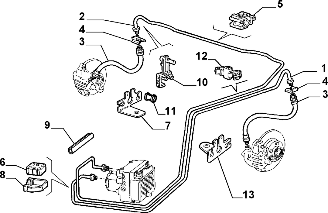 HYDRAULIC BRAKE CONTROL WITH ANTISKID 67
