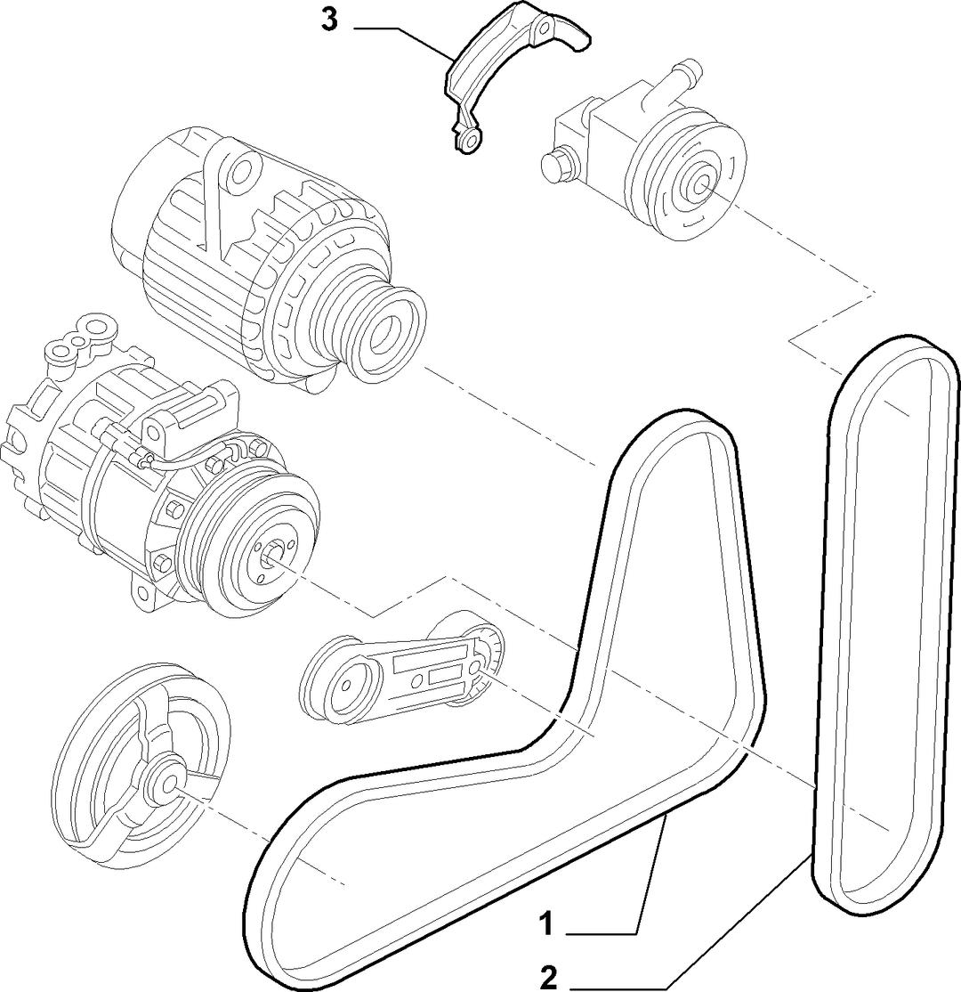 VARIOUS CONTROLS (BELTS AND PULLEYS) 4