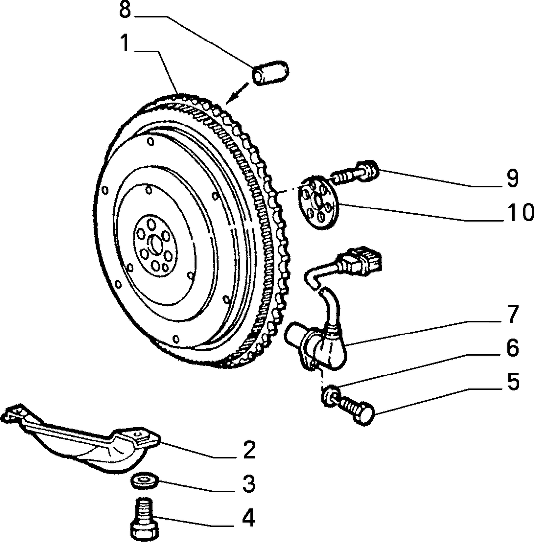 CRANKSHAFT AND FLYWHEEL 4