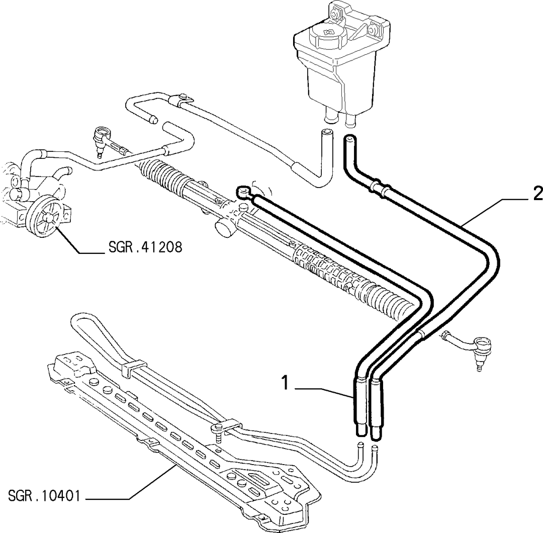 POWER STEERING HYDRAULIC SYSTEM 8