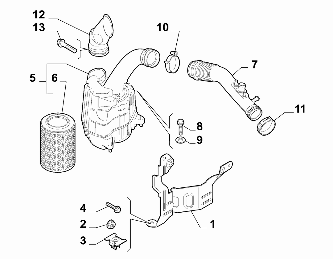AIR FILTER AND PIPING 3