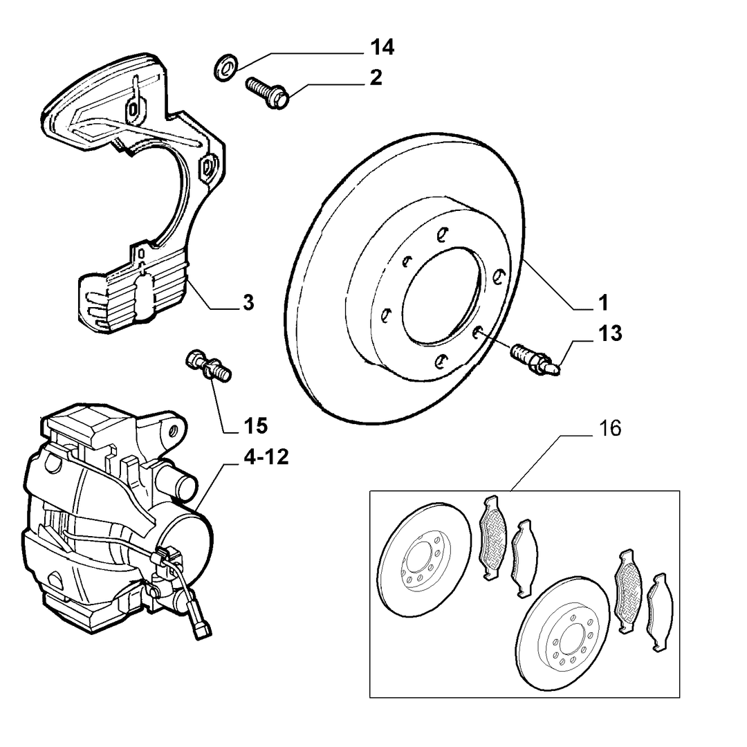 FRONT WHEEL BRAKES 