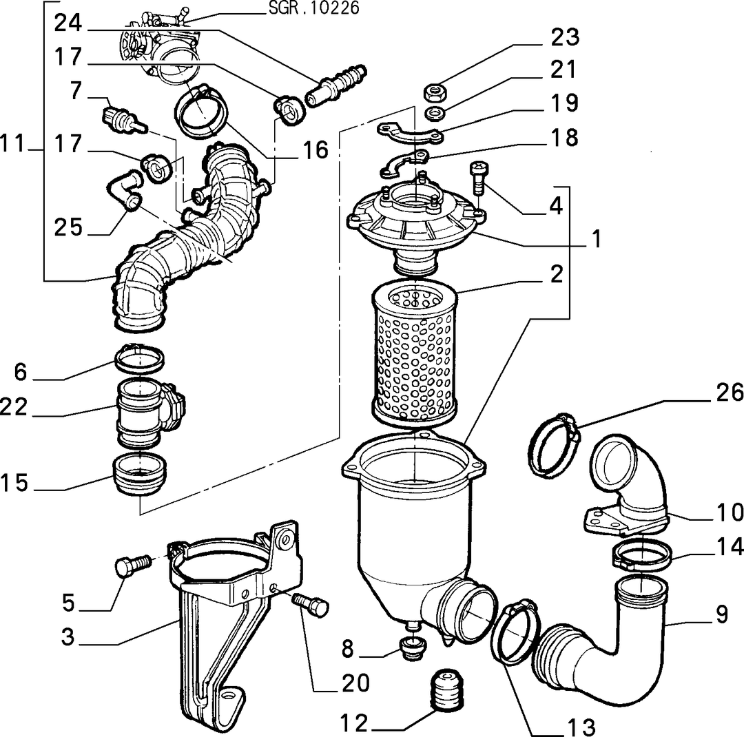 AIR FILTER AND PIPING 3