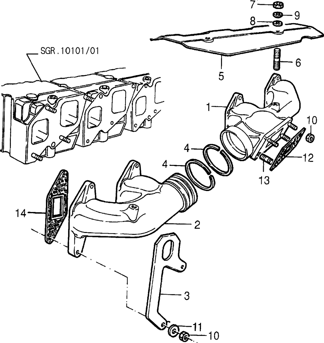 EXHAUST MANIFOLD 2