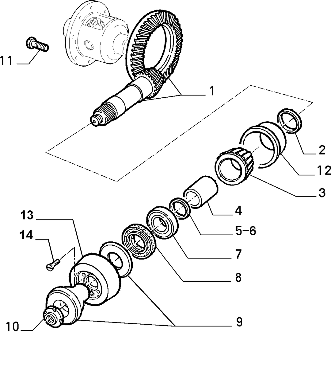 REAR AXLE FINAL DRIVE AND DIFFERENTIAL GEARS 1