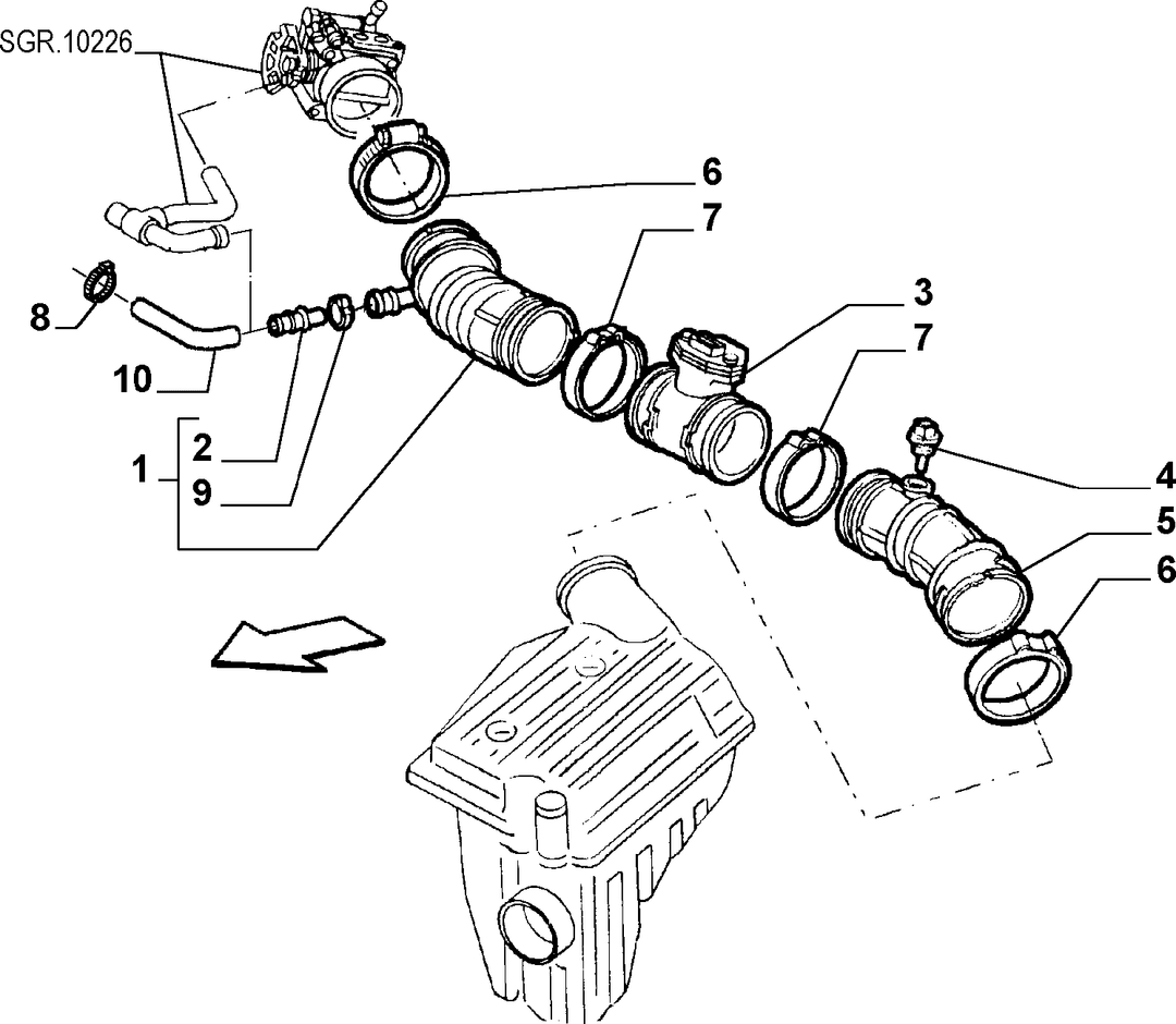 AIR FILTER AND PIPING 2
