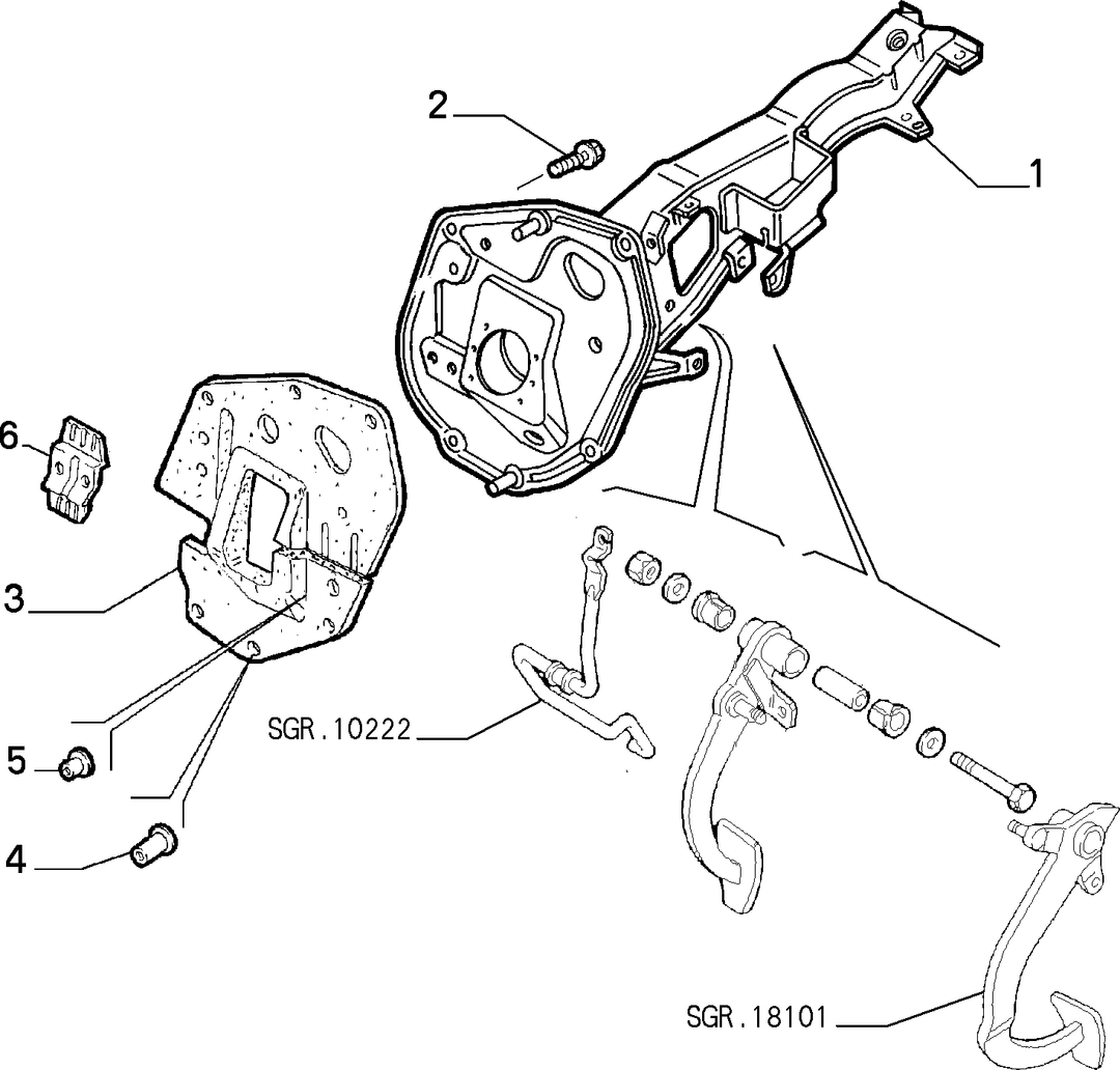 BRAKE PEDAL CONTROL 1
