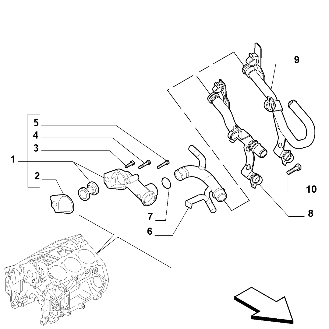 WATER PUMP AND LINES 4