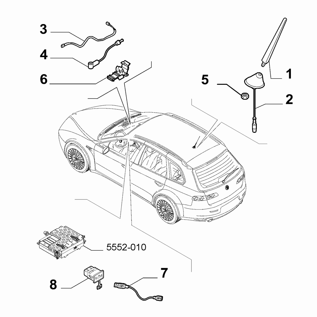 AERIAL AND WIRING