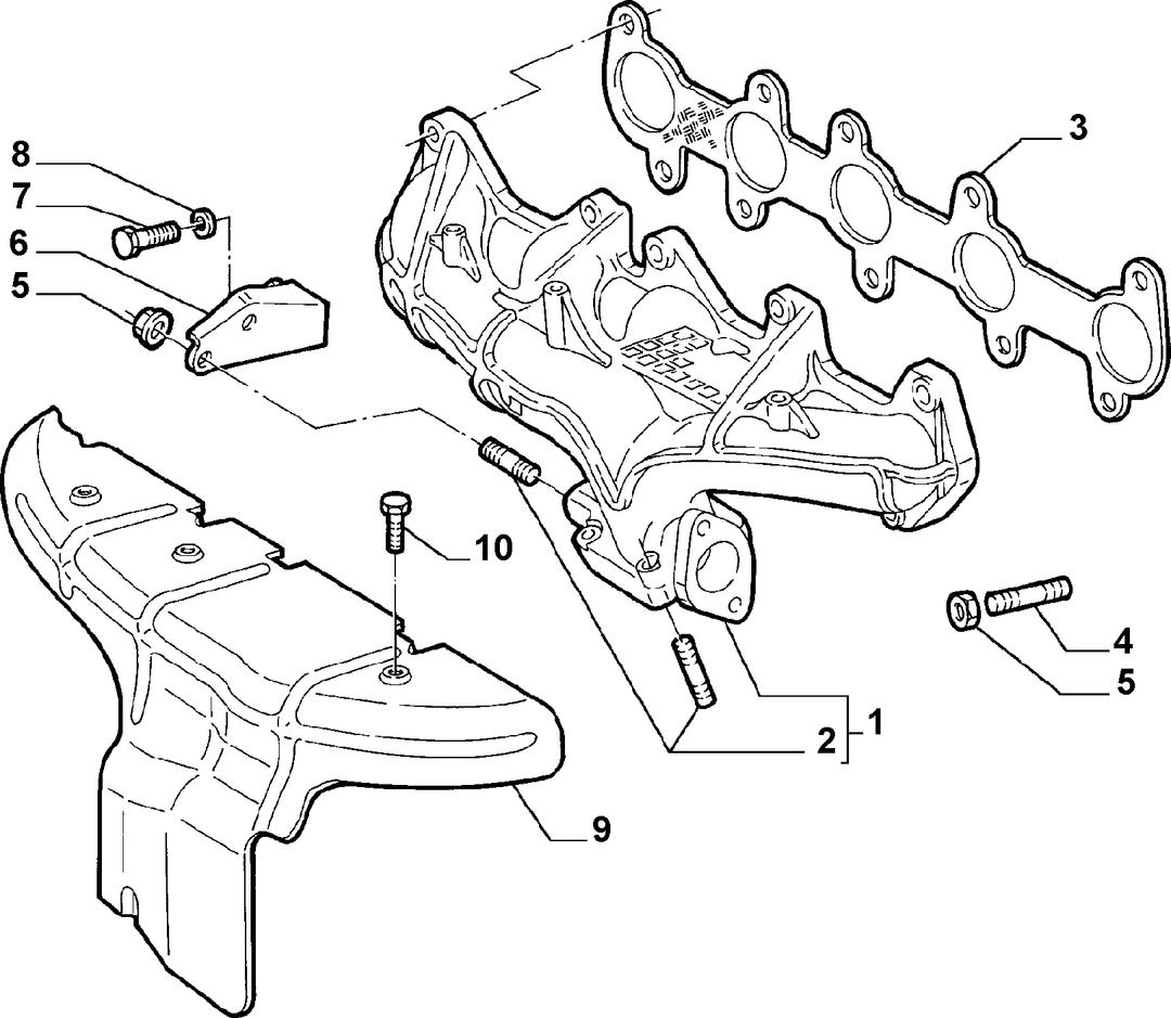 EXHAUST MANIFOLD 4