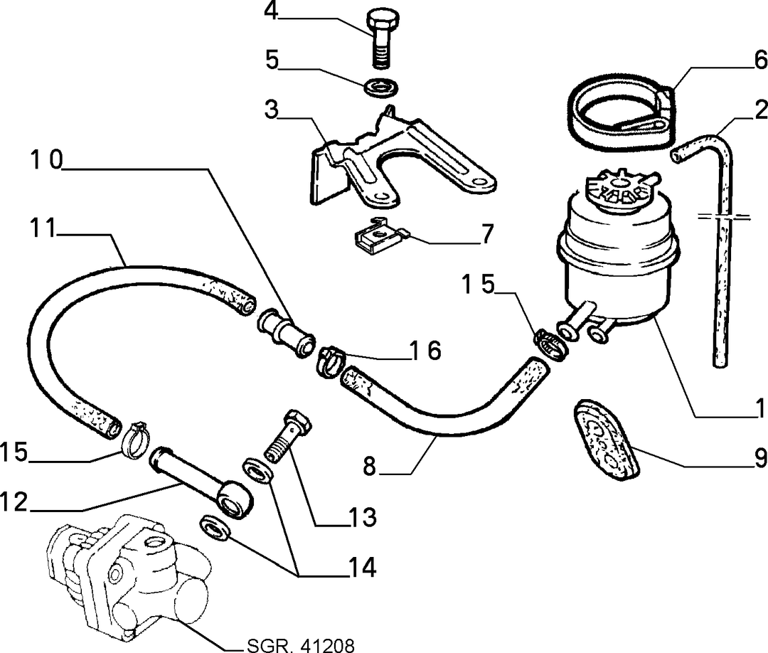 POWER STEERING HYDRAULIC SYSTEM  1