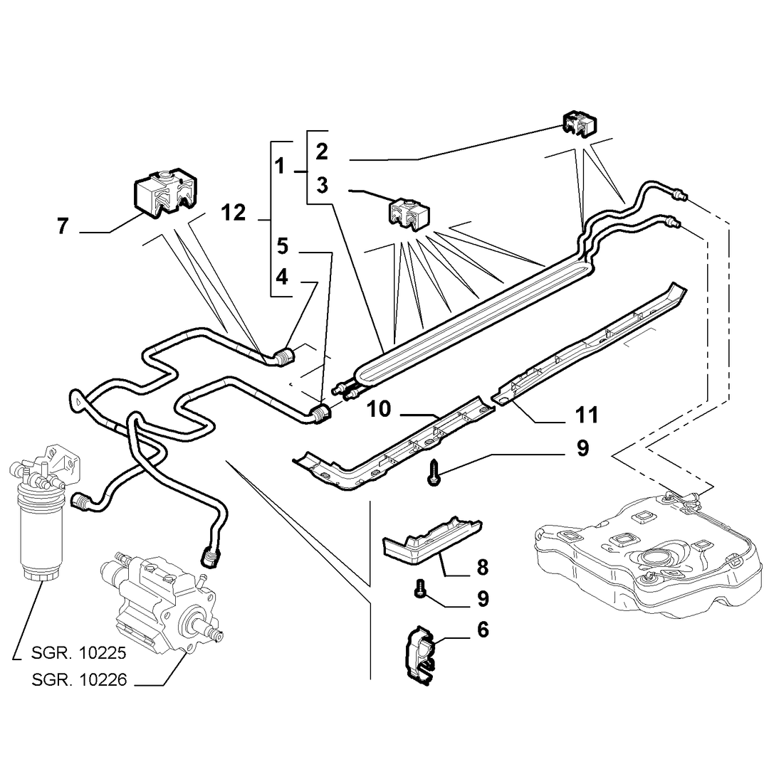 FUEL TANK PIPING 6