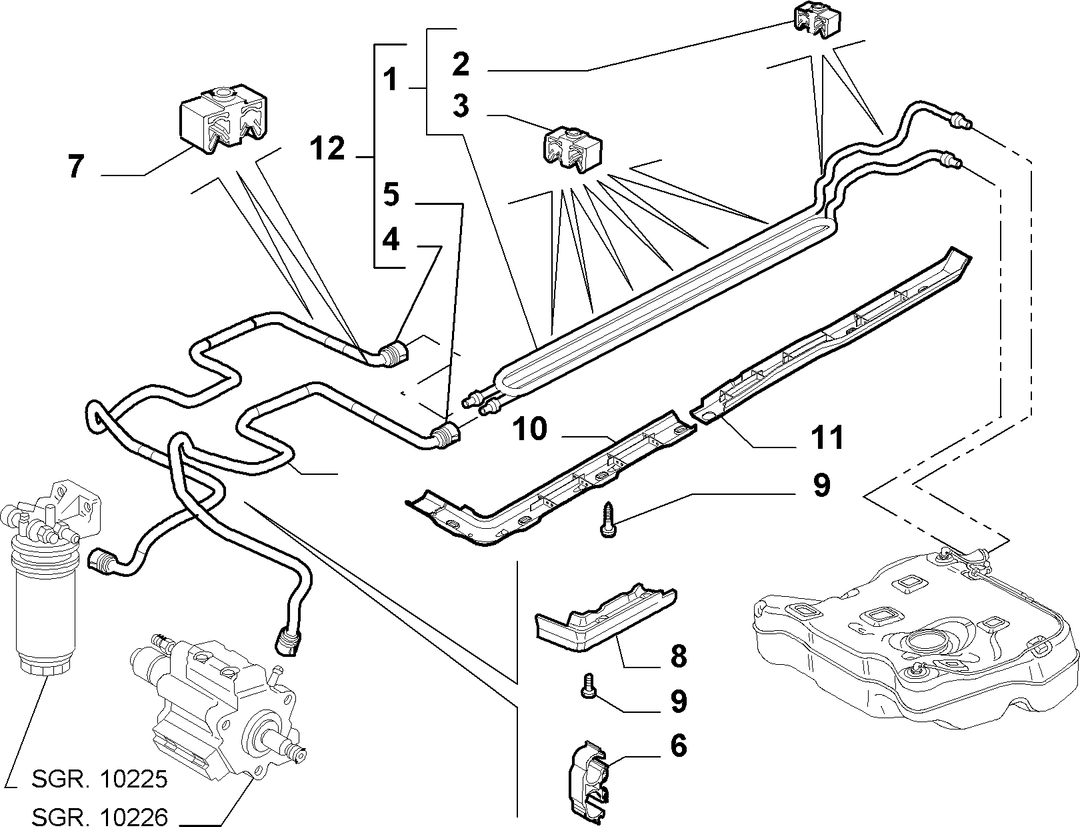 FUEL TANK PIPING 4