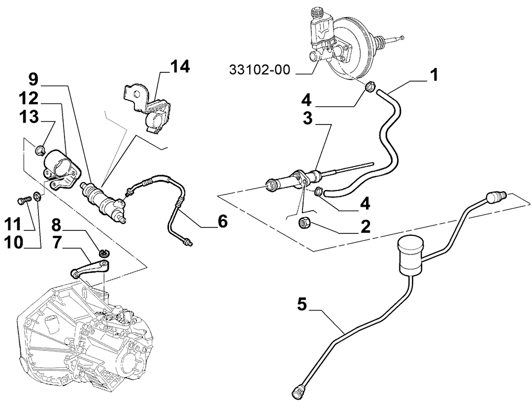 CLUTCH RELEASE HYDRAULIC CONTROL 9