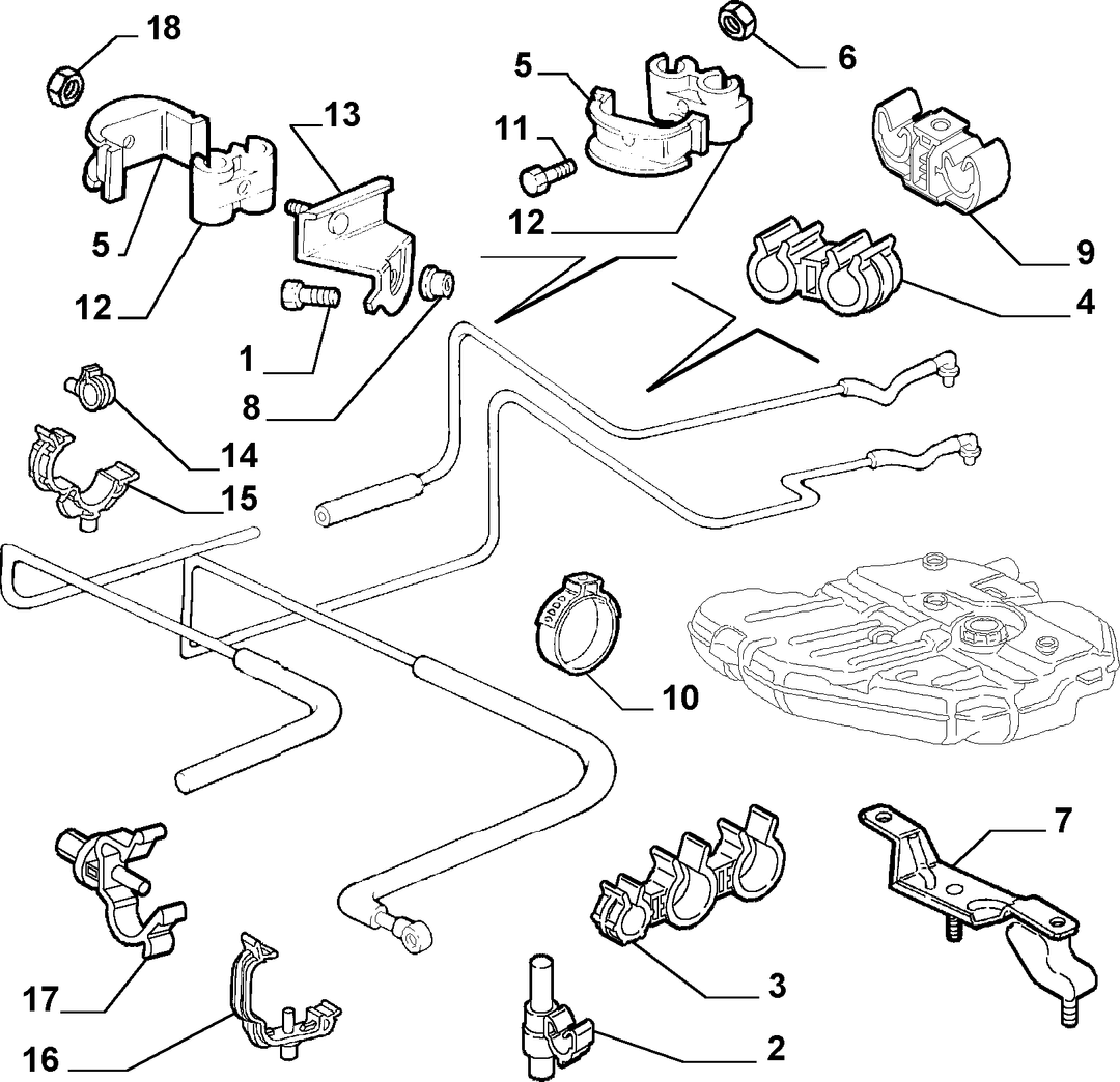 FUEL TANK PIPING 38
