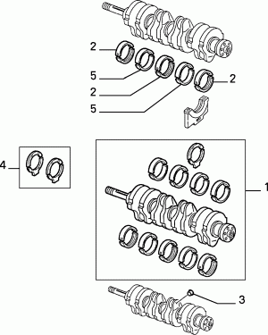 CRANKSHAFT AND FLYWHEEL