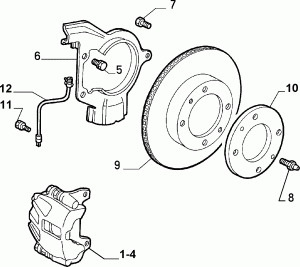 FRONT WHEEL BRAKES