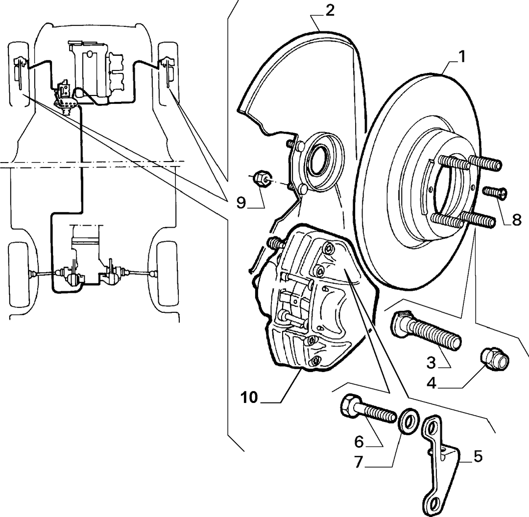 FRONT WHEEL BRAKES 1
