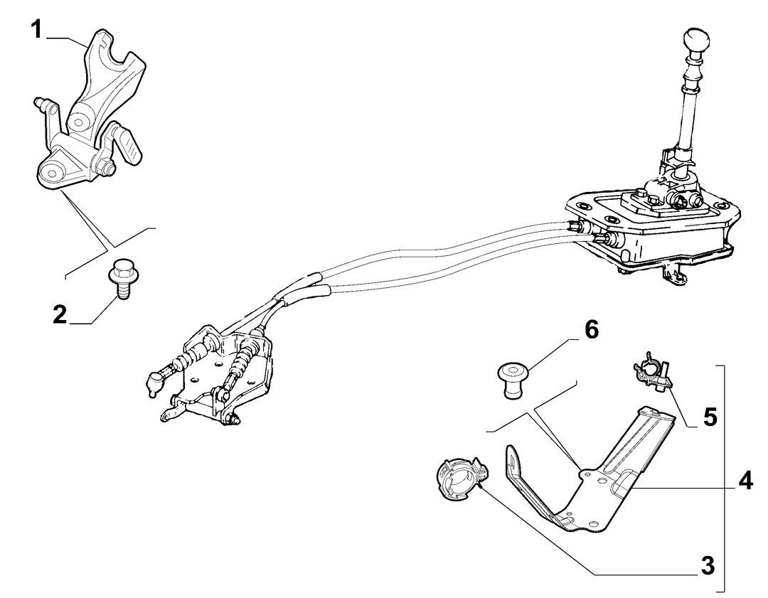 GEAR STICK FLEX SHAFT 2
