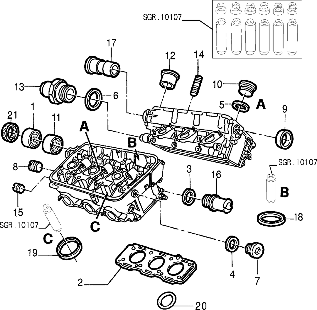 CRANKCASE AND CYLINDER HEAD 6