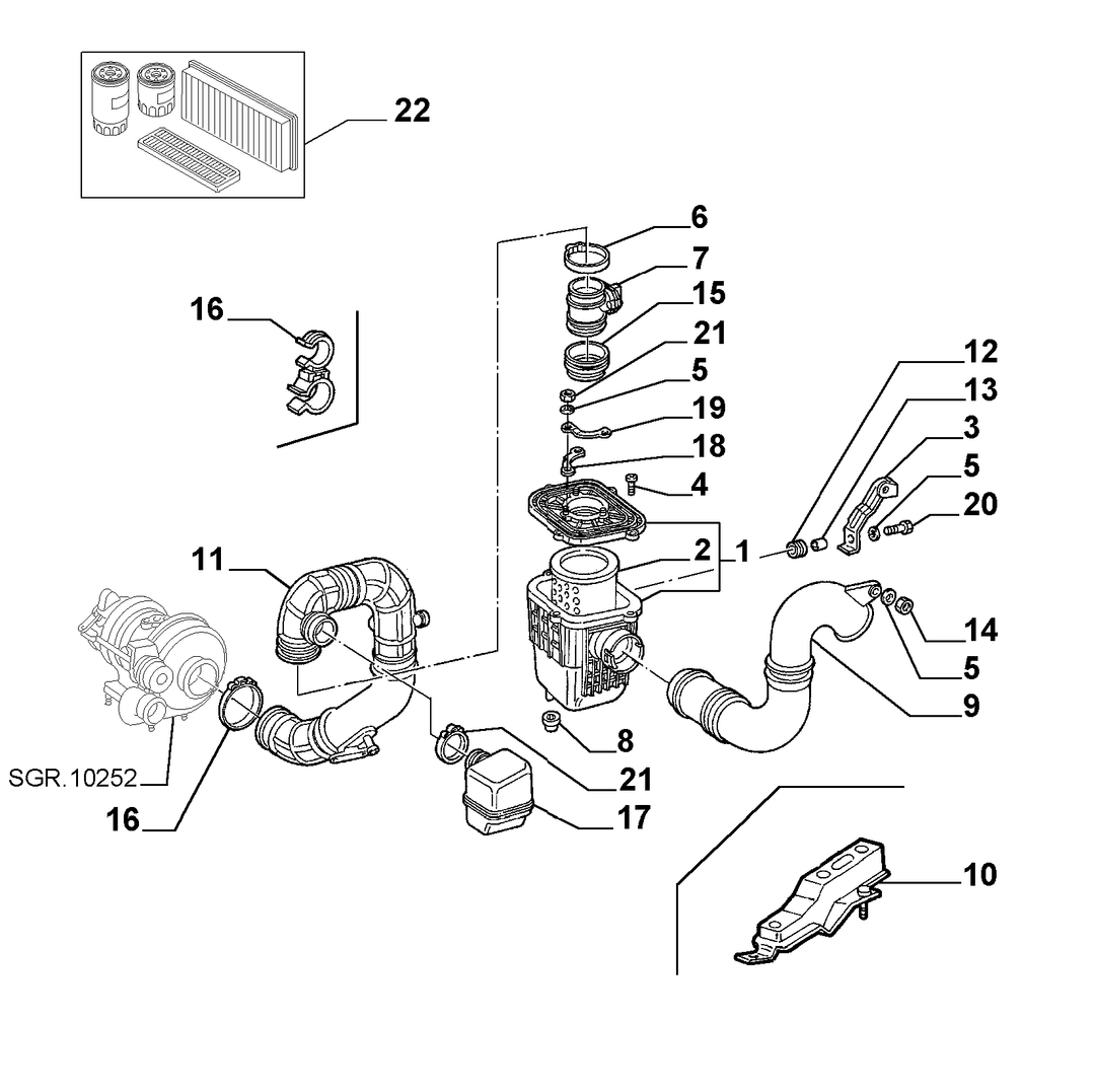 AIR FILTER AND PIPING 3