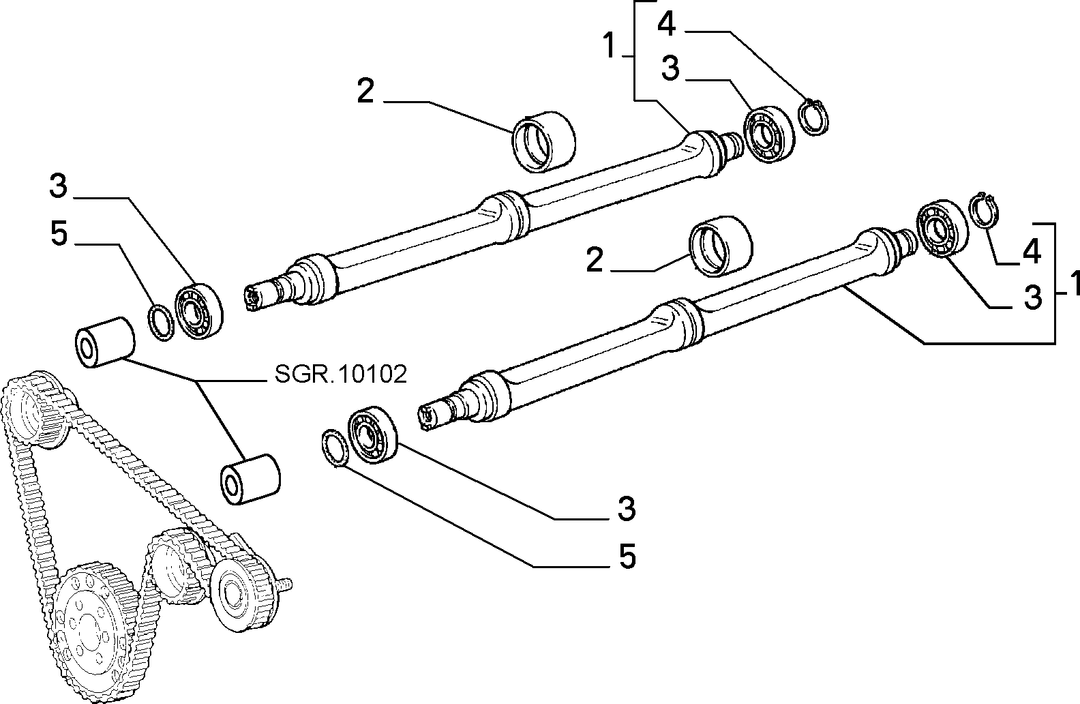 VARIOUS CONTROLS (BELTS AND PULLEYS) 3