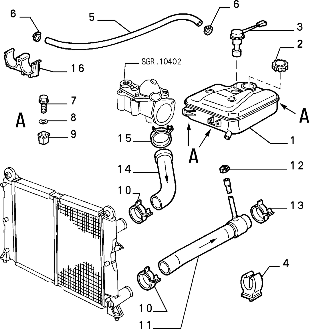 RADIATOR AND PIPING 6