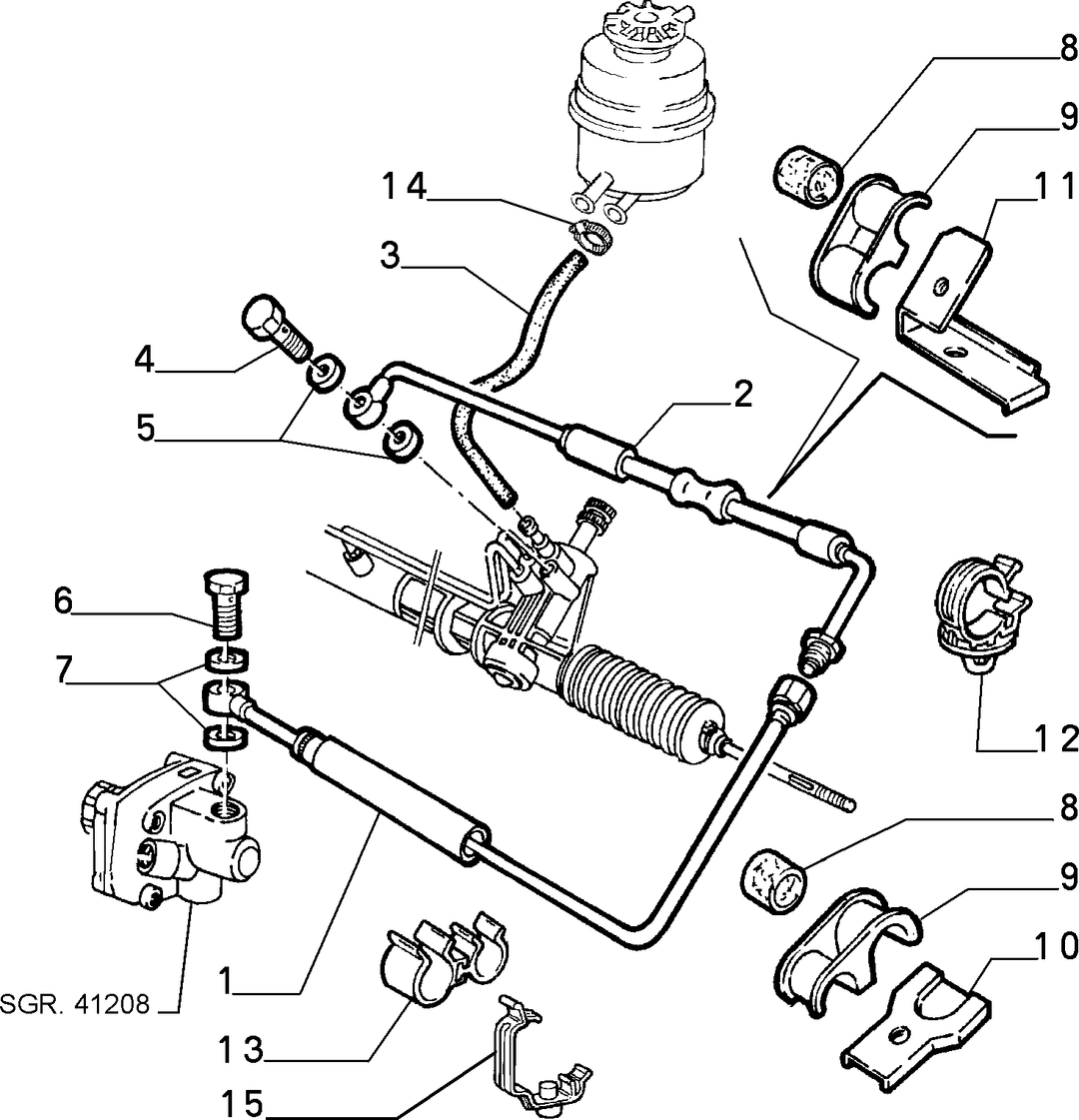 POWER STEERING HYDRAULIC SYSTEM 2