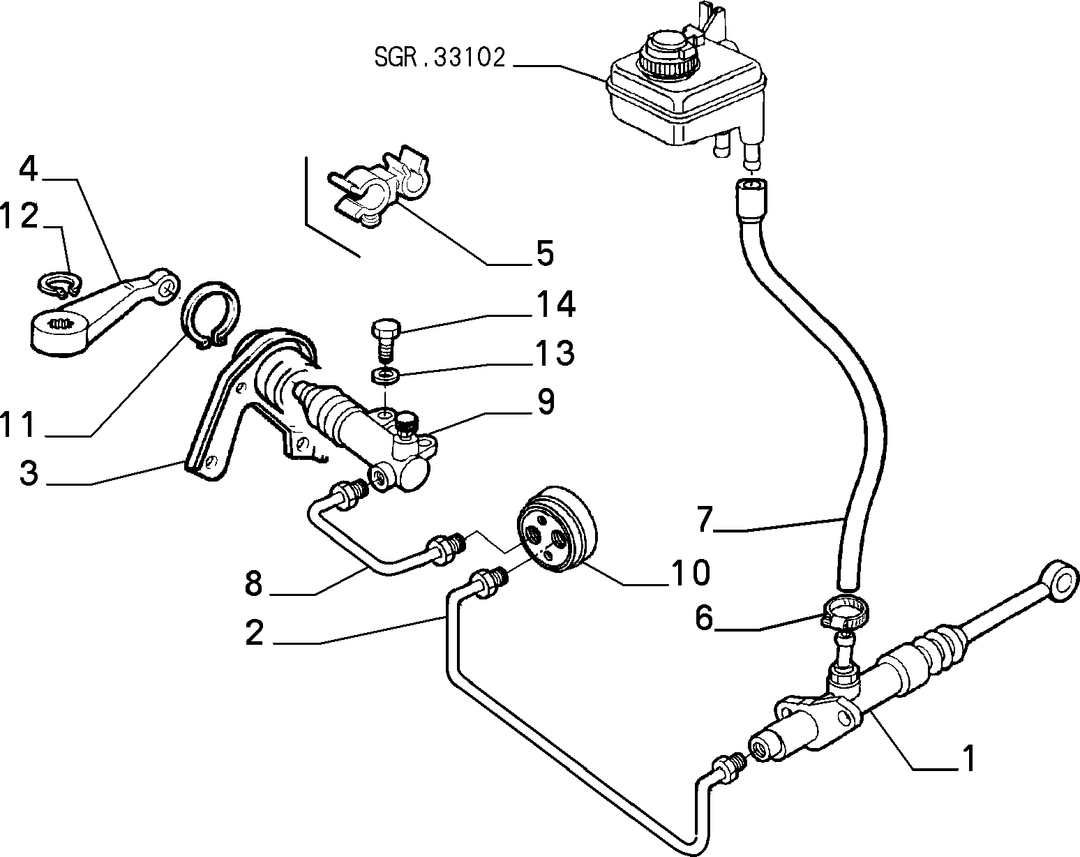 CLUTCH RELEASE HYDRAULIC CONTROL 3