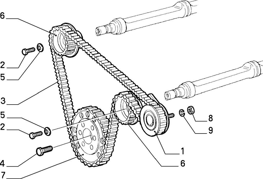 VARIOUS CONTROLS (BELTS AND PULLEYS) 4