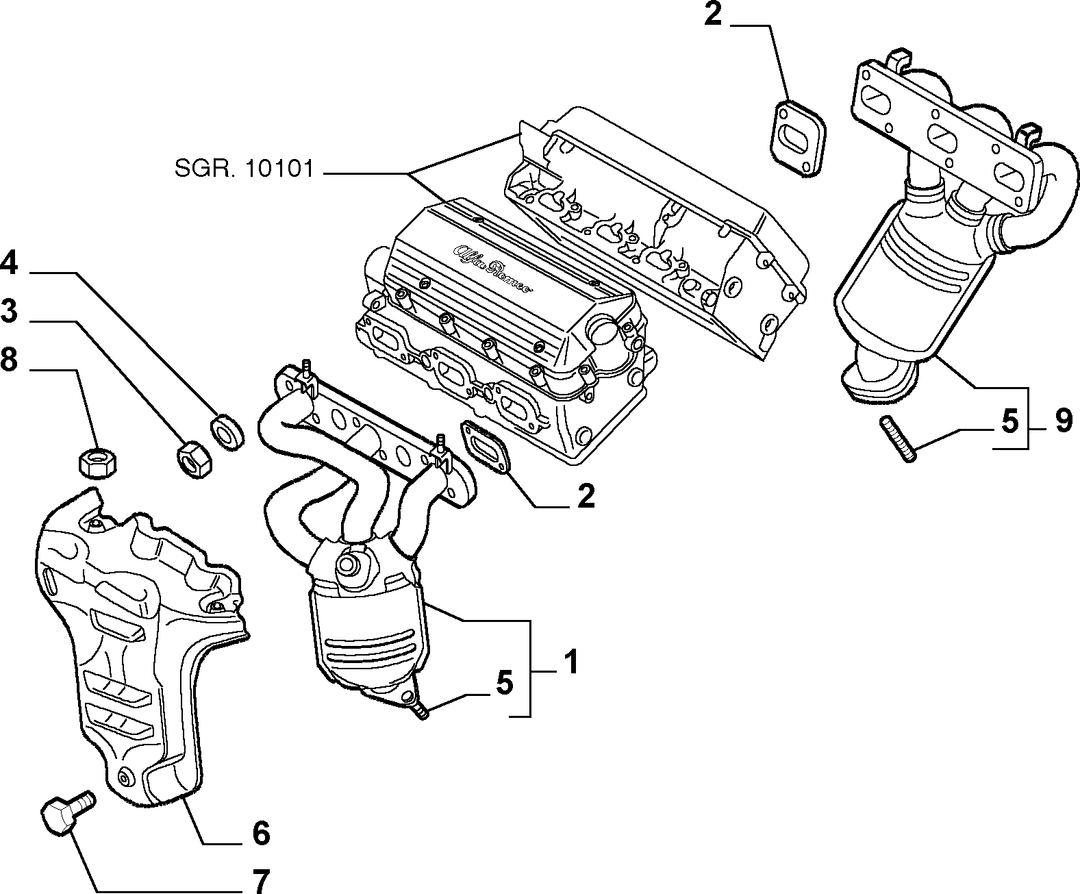 EXHAUST MANIFOLD 6