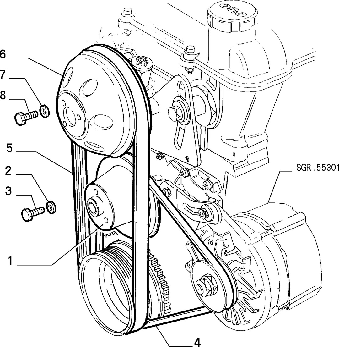 VARIOUS CONTROLS (BELTS AND PULLEYS) 2