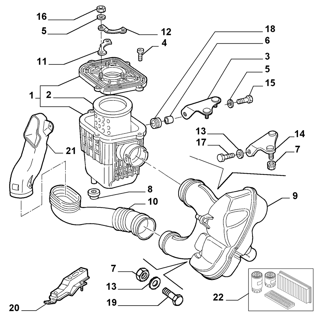 AIR FILTER AND PIPING 15