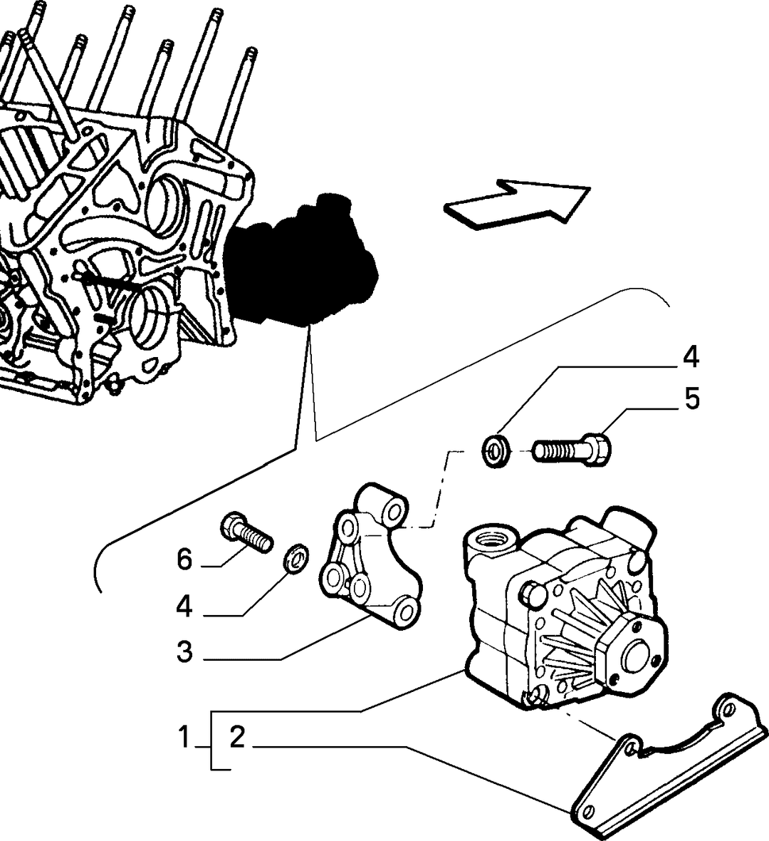 POWER STEERING PUMP 5