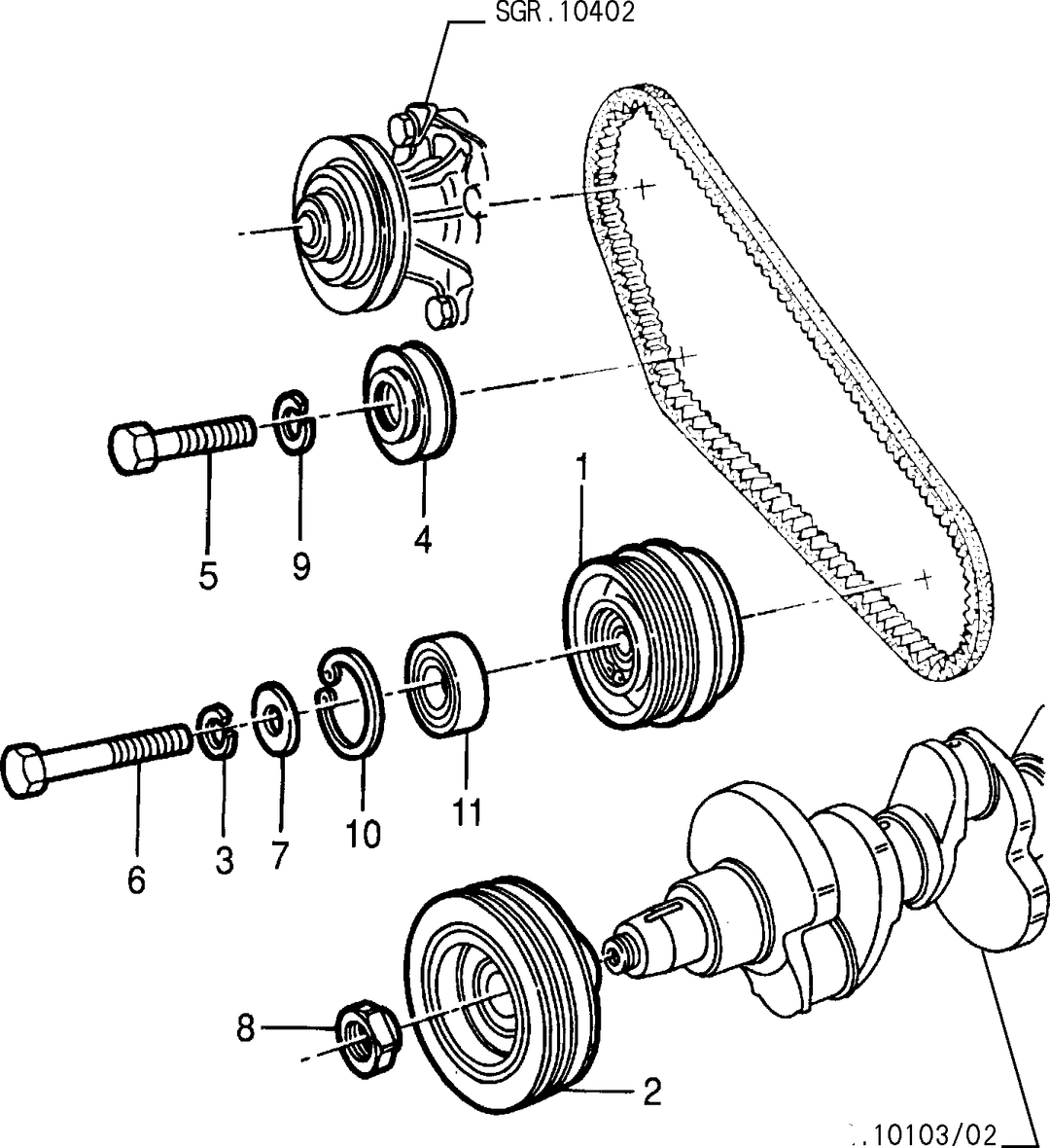 VARIOUS CONTROLS (BELTS AND PULLEYS) 6