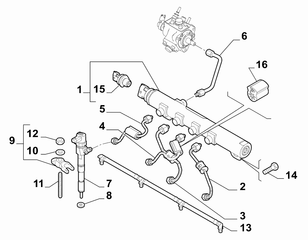 HYDRAULIC COUNTER AND INJECTORS 1