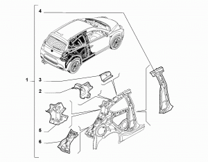 BODYSHELL,STRUCTURE (REAR PART) 