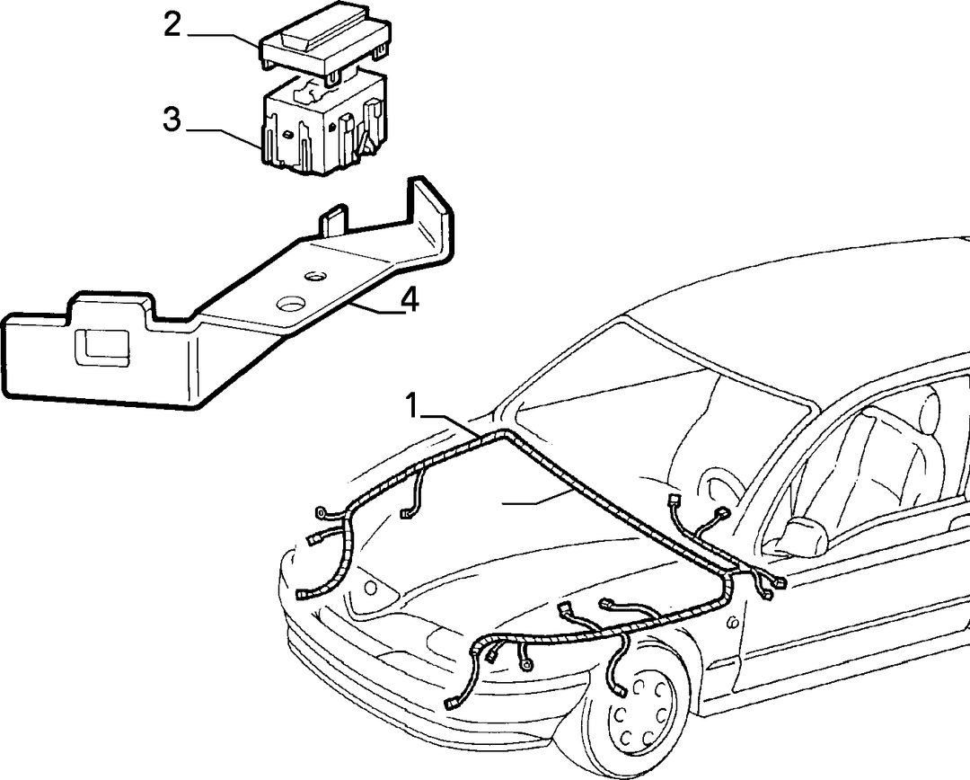 CABLE HARNESS (FRONT) 2