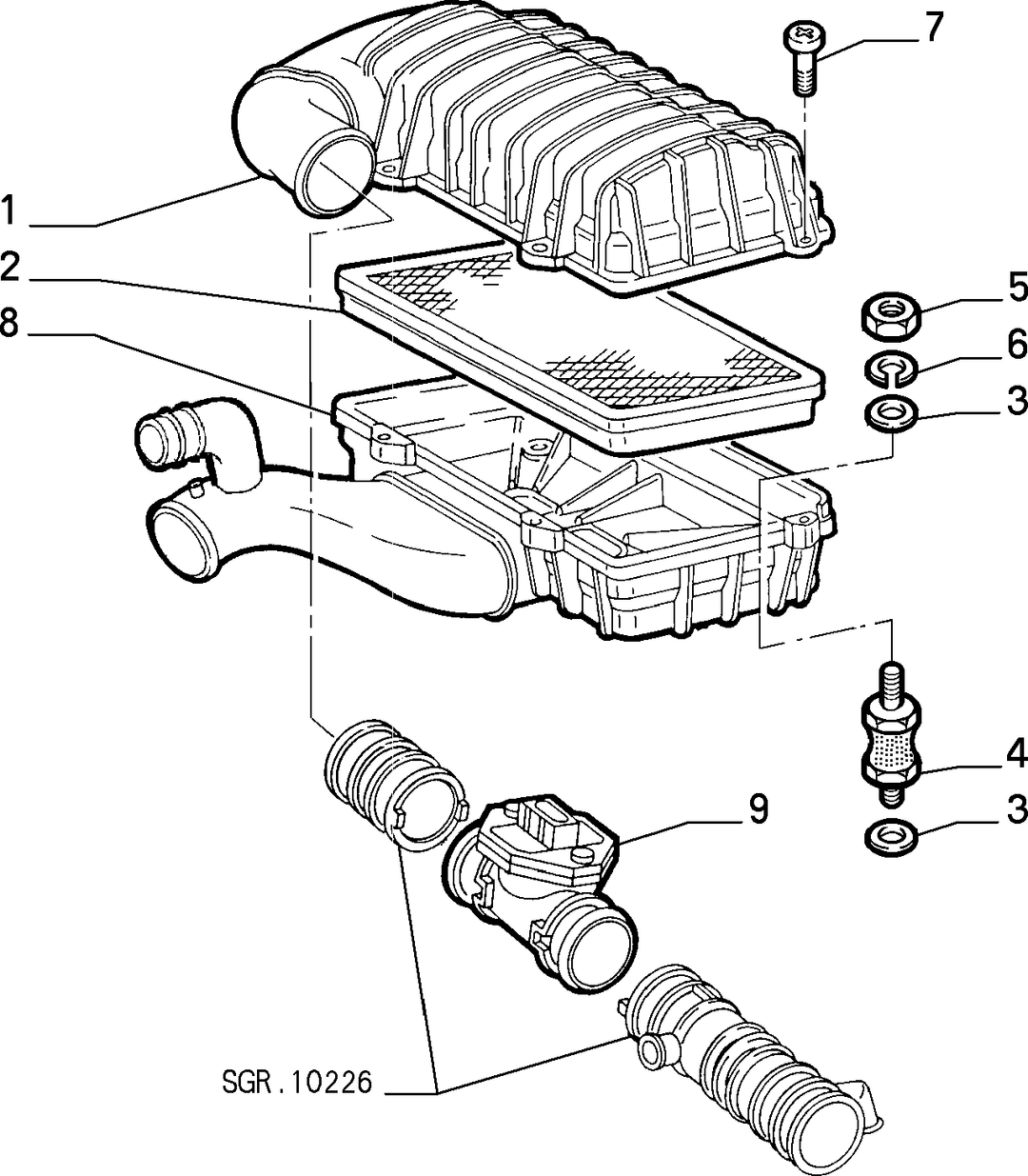 AIR FILTER AND PIPING 4