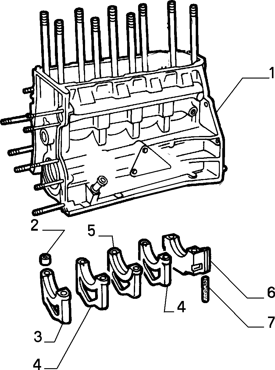 CRANKCASE AND CYLINDER HEAD 1